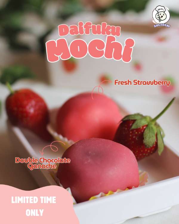 Daifuku (Seasonal – Strawberry Only) 🍡🍓 image 1